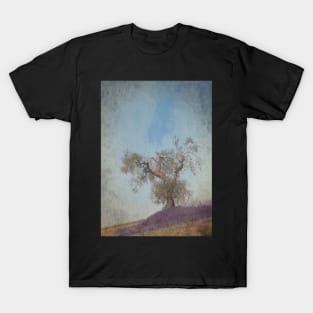 Old Olive Tree and Lavender T-Shirt